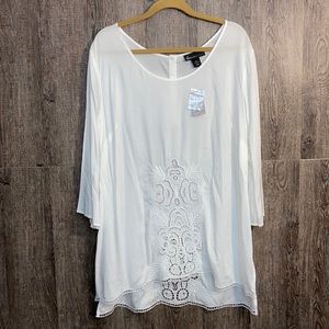 Lane Bryant NWT soft sheer blouse